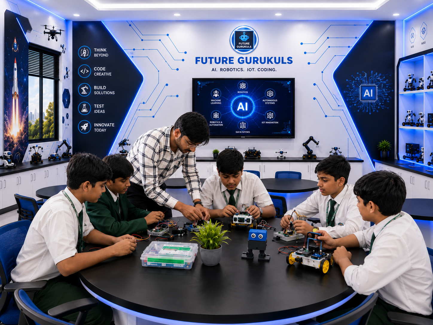 Students in AI Lab